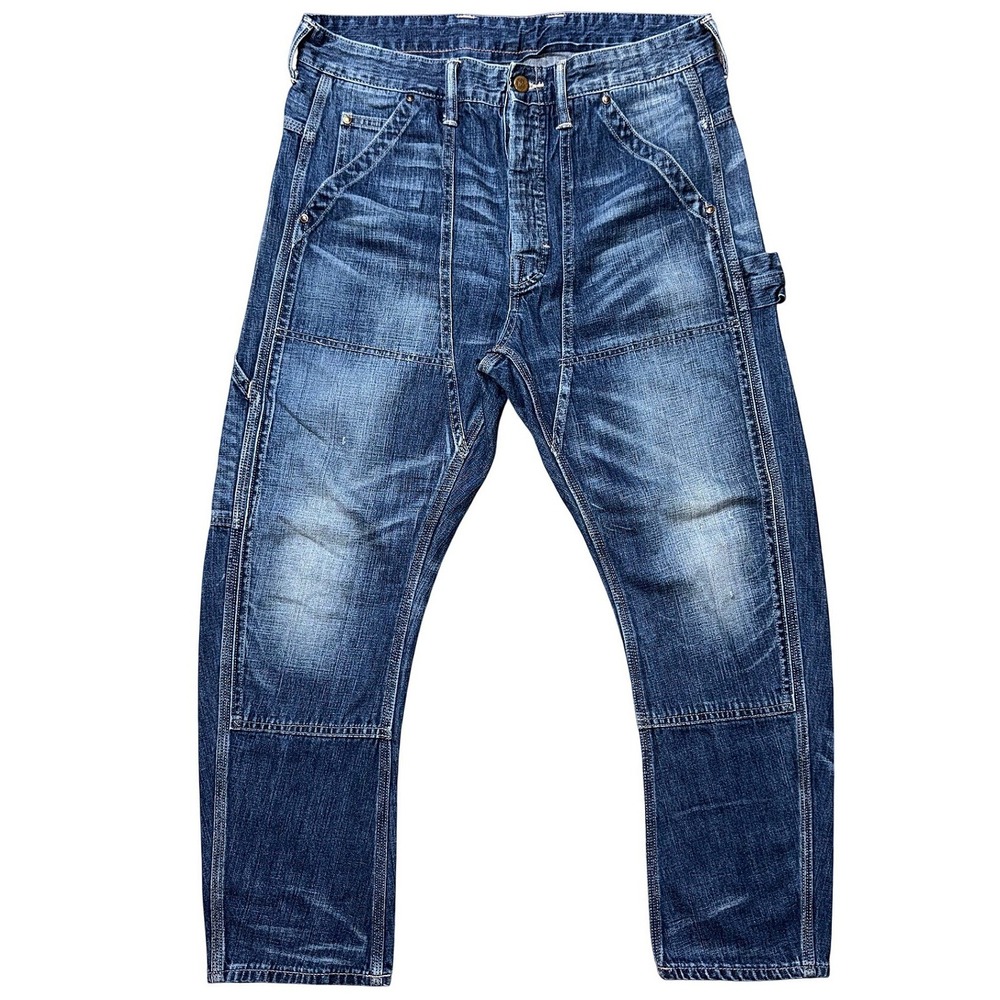 Denim & Supply Ralph Lauren The Drop Carpenter Jeans Blue Distressed 30x30 Mens